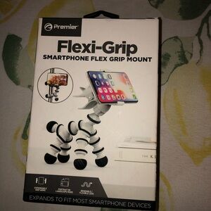 Premier Flexi-Grip Smartphone Flex Grip Mount - Black and White